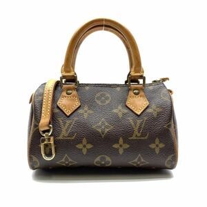 Louis Vuitton Monogram Mini Speedy Handbag Shoulder Bag